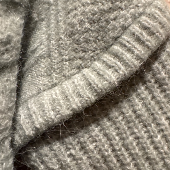 Madewell Green Sweater Chunky Knit Pull Over Alpaca Blend Small - Picture 6 of 6